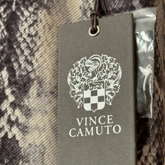 Vince Camuto Black White Gray Snake Skin Print Blazer Jacket Sz 12 NWT - Picture 8 of 16